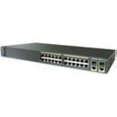 Zdjęcie produktu dla Cisco Catalyst WS-C2960+24TC-L, Zarządzany, L2, Fast Ethernet (10/100), Pełny dupleks