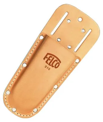 Productafbeelding van Felco Leren snoeischaarholster met riemlus en clip 23 x 10 cm