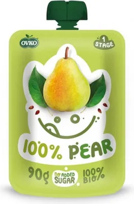 Produktbild von Ovko Birnenpüree 90 g Birnenpüree ab 6 Monaten  90 g