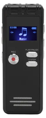 Produktbild von Digitaler Sprachrekorder, MP3-Player, Geräuschunterdrückung, 4552 Stunden Aufnahmezeit, sprachgesteuerte Aufnahmegerät, Sprachrekorder mit Wiedergabefunktion, kompatibel mit Windows, 64 GB Speicher
