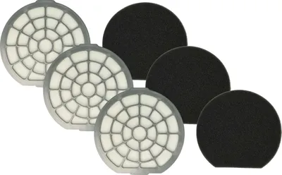 Produktbild von vhbw 3x Dual-Motorschutzfilter kompatibel mit Dirt Devil Infinity Excell M 5059-0, M 5051-6, M 5051-7, M 5051-8, M 5051-9, M 5059 Staubsauger