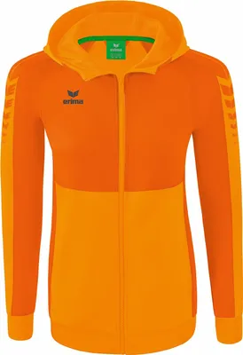 Produktbild von Erima Six Wings Trainingsjacke mit Kapuze Neu Orange/Orange - 34
