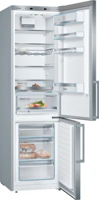 Produktbild von Bosch KGE398IBP Serie 6 Stand-Kühl-Gefrierkombination, edelstahl Antifingerprint