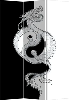 Produktbild von Fine Asianliving Paravent Raumteiler Spanische Wand Trennwand Room Divider Raumtrenner Sichtschutz Japanisch Orientalisch Chinesisch L120xH180cm Bedruckte Canvas Doppelseitig Asiatisch