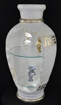 Produktbild von Design Bar Vasenbar Regal Glas Leuchte Vase Schrank Vitrinen 6861 Neu
