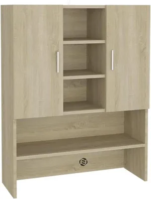 Obrázok produktu pre Skriňa na práčku, biela, drevo