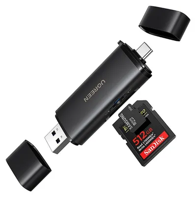 Image de Czytnik Kart Usb-C/Usb-A 2W1 Ugreen Cm803, Sd+Tf 312Mb/S