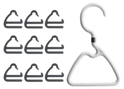 Produktbild von Krawattengürtel-Aufbewahrung, Kleiderbügel, Organizer für Schals, Gürtel, Krawatten, Kleidung, Taschen, Schuhe
