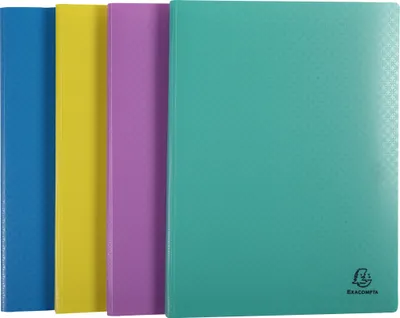Produktbild von Exacompta 12x Sichtmappe A4 festem PP + 50 Hüllen, Young, sortiert, 88590E