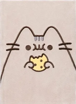 Obrázok produktu pre Pusheen - "Hravý" zošit, plyšový, A5 PM11988 (22,5 cm x 16,5 cm x 2,3 cm) (sivá/biela)