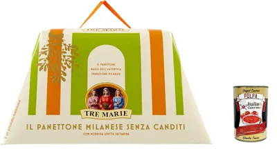 Produktbild von Tre Marie Italian Gourmet Panettone Milanese senza canditi tuttuvetta 4 x 1kg