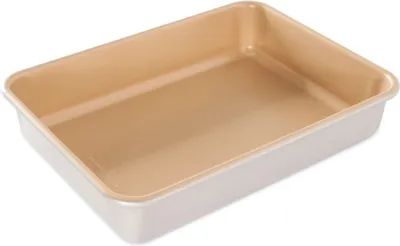 Produktbild von Backform, Rechteckig, Antihaft, 32,7 x 24,1 cm, Aluminium - Nordic Ware | Naturals Nonstick