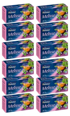 Produktbild von Meßmer Melissen Mischung mild Geschmack mit Anis 50g 12er Pack