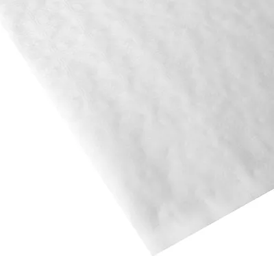 Produktbild von 125 Blatt Papiertischtuch mit Damastprägung eckig 80 cm x 120 cm weiss