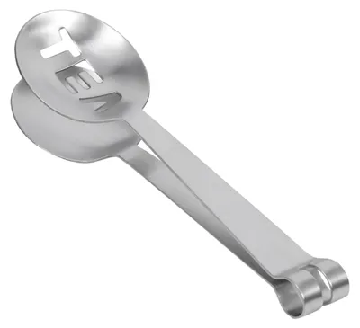 Produktbild von 12 cm leichte Edelstahl-Teebeutelzange, Quetscher, Sieb, Griff, für Zuhause, Küche, Bastelwerkzeug