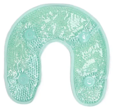 Produktbild von U-förmige Gelperlen-Kühltherapie-Nackenbandage zur Linderung von Nackenverletzungen – Wiederverwendbare Kühlpackung