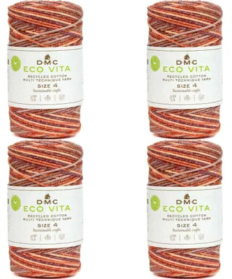 Produktbild von 4x DMC Eco Vita 4 Multi-Technique – Recycelte Baumwolle (250g/200m) (Color 103)