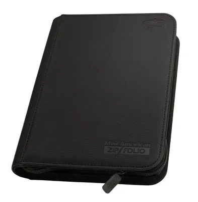 Image de Ultimate Guard Mini American 9-Pocket ZipFolio XenoSkin Noir