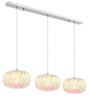 Produktbild von LED Hängeleuchte JUANA, Chrom, 3-flammig, E27, Höhenverstellbar