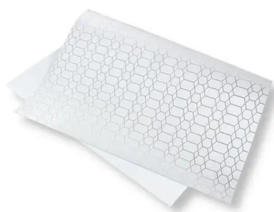 Image de Papier décoratif pailleté 140 g, 40 x 60 cm, argenté, 5 feuilles - Polsirhurt