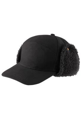 Produktbild von Brandit Lumberjack Winterkappe, schwarz, Einheitsgröße
