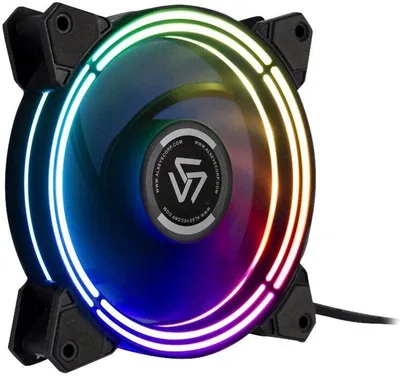 Produktbild von Inter-Tech Alseye Halo 3.0, Ventilator, 12 cm, 1500 RPM, Schwarz