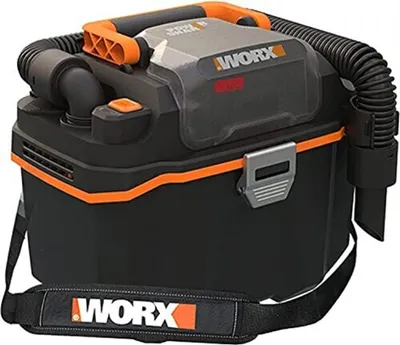 Obrázek produktu pro Bezdrátový vysavač pro mokré a suché vysávání WORX WX031.9, 20 V, 4 Ah, objem nádoby: 8 l, BEZ BATERIE