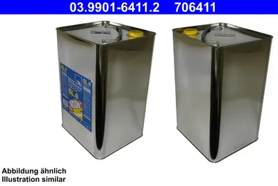 Produktbild von ATE 03.9901-6411.2 DOT 4 Bremsflüssigkeit Brems Flüssigkeit 20L Brake Fluid