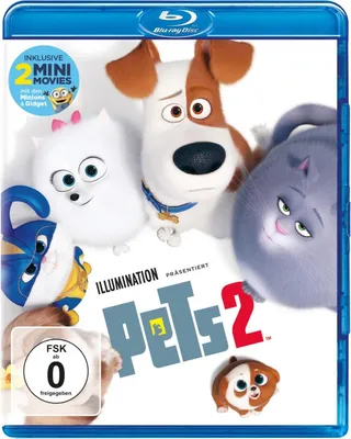 Produktbild von PLAION Pets 2, Zeichentrickfilm/Cartoon, Blu-ray, Deutsch, 86 min, Deutsch, Englisch, Türkisch, 1.85:1