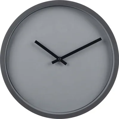 Obrázek produktu pro SensaHome Nástěnné hodiny Berlin - Kulaté hodiny v moderním minimalistickém designu - severský styl - Ø30 cm - šedá