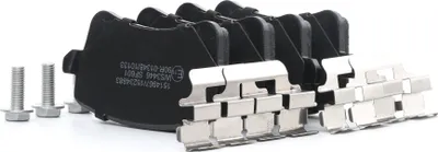 Produktbild von RIDEX Bremsbeläge Satz Hinten für AUDI A4 Avant (8K5, B8) 402B1376