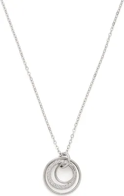 Produktbild von Leonardo 021821 Damen Collier CIAO Miri Edelstahl Silber weiß 47 cm