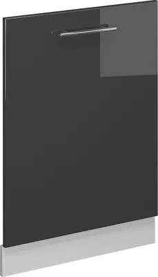 Produktbild von Geschirrspülblende Vicco Fame-Line Anthrazit Hochglanz 60 cm ohne Arbeitsplatte, Model 54313