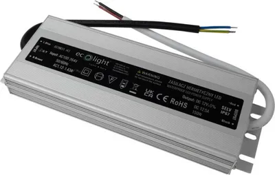 Immagine prodotto di Alimentatore incapsulato a LED 150W 12V 12,5A 215x65x40 Ecolight EC79611