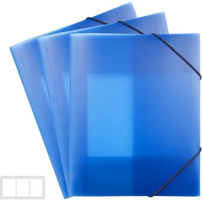 Produktbild von Blaue Ordner 3er-Pack A4 robust