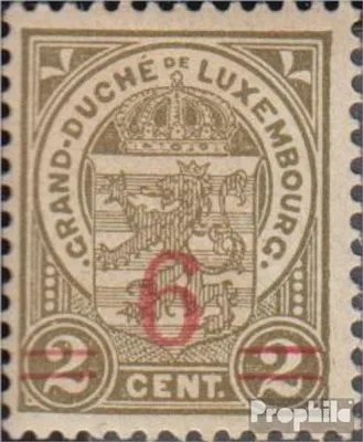 Produktbild von Briefmarken Luxemburg 1915 Mi 112 postfrisch Aufdruckausgabe