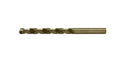 Image de Foret hélicoïdal DIN 338 type INOX D.6mm HSS-Co5 profilé or queue cylindrique 5xD
