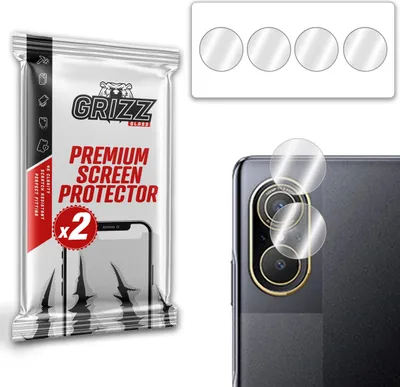 Image de Verre de protection pour appareil photo GrizzGlass HybridGlass pour Wiko 5G