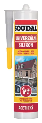 Obrázok produktu pre Silikón univerzálny SOUDAL 280 ml transparentný