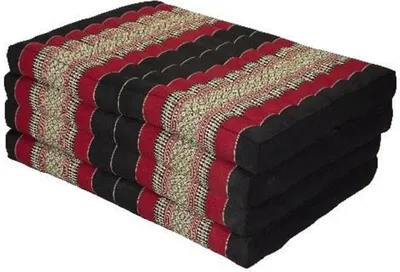 Produktbild von Fine Asianliving Thaimatte Faltbar Kapokfüllung 80x200cm XXXL Thai Kissen Meditation Matte Matratze Kapok 301-O01