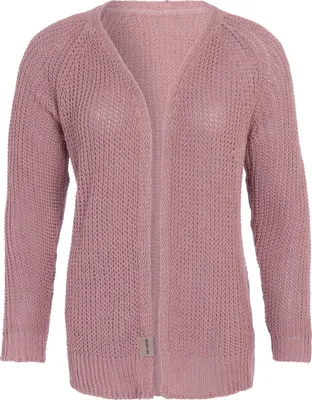 Produktbild von Knit Factory Daisy Kurze Strickjacke - Alt Rosa - 36/38