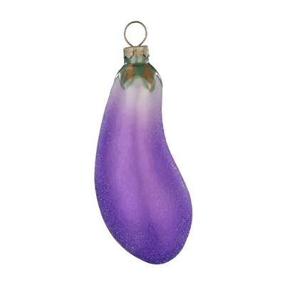 Produktbild von Christbaumschmuck Aubergine Figur 7,5cm Glas Lila