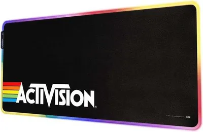 Produktbild von Große RGB Gaming Mauspad mit Antirutsch Boden 90x40 cm Schreibtischunterlage