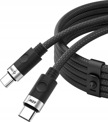Zdjęcie produktu dla Kabel Usb-C Typ C Szybkie Ładowanie Pd 60W 3A Przewód W Oplocie Orico 1M