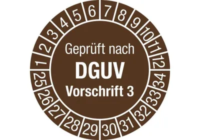 Produktbild von Mehrjahresprüfplakette D.30mm J.2025-2034 Folie