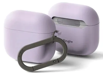 Obrázek produktu pro Ringke Silikonová sluchátka Apple Airpods 4 světle fialová