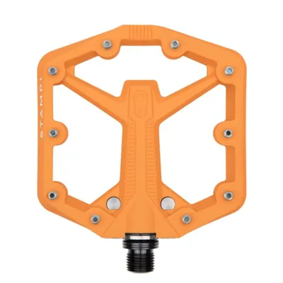 Zdjęcie produktu dla Crankbrothers Stamp 1 Gen 2, Złożony, Nylon, Pomarańczowy, Stal chromowo-mobildenowa 4140 (CrMo), Pedały platformowe, 100 mm, 100 mm