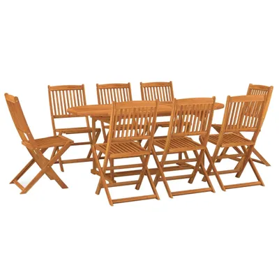 Obrázek produktu pro 9dílný zahradní jídelní set 180x90x75 cm masivní akáciové dřevo