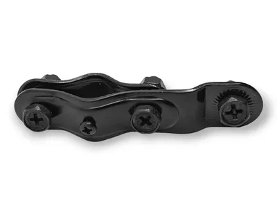 Produktbild von Dynamo Halter Schwarz zur Befestigung an der Fahrradgabel