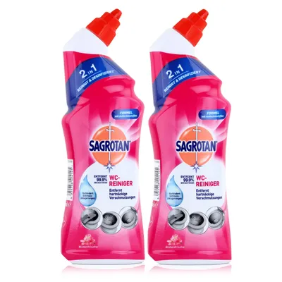 Produktbild von Sagrotan WC-Reiniger Blütenfrische 750ml - WC-Frische (2er Pack)